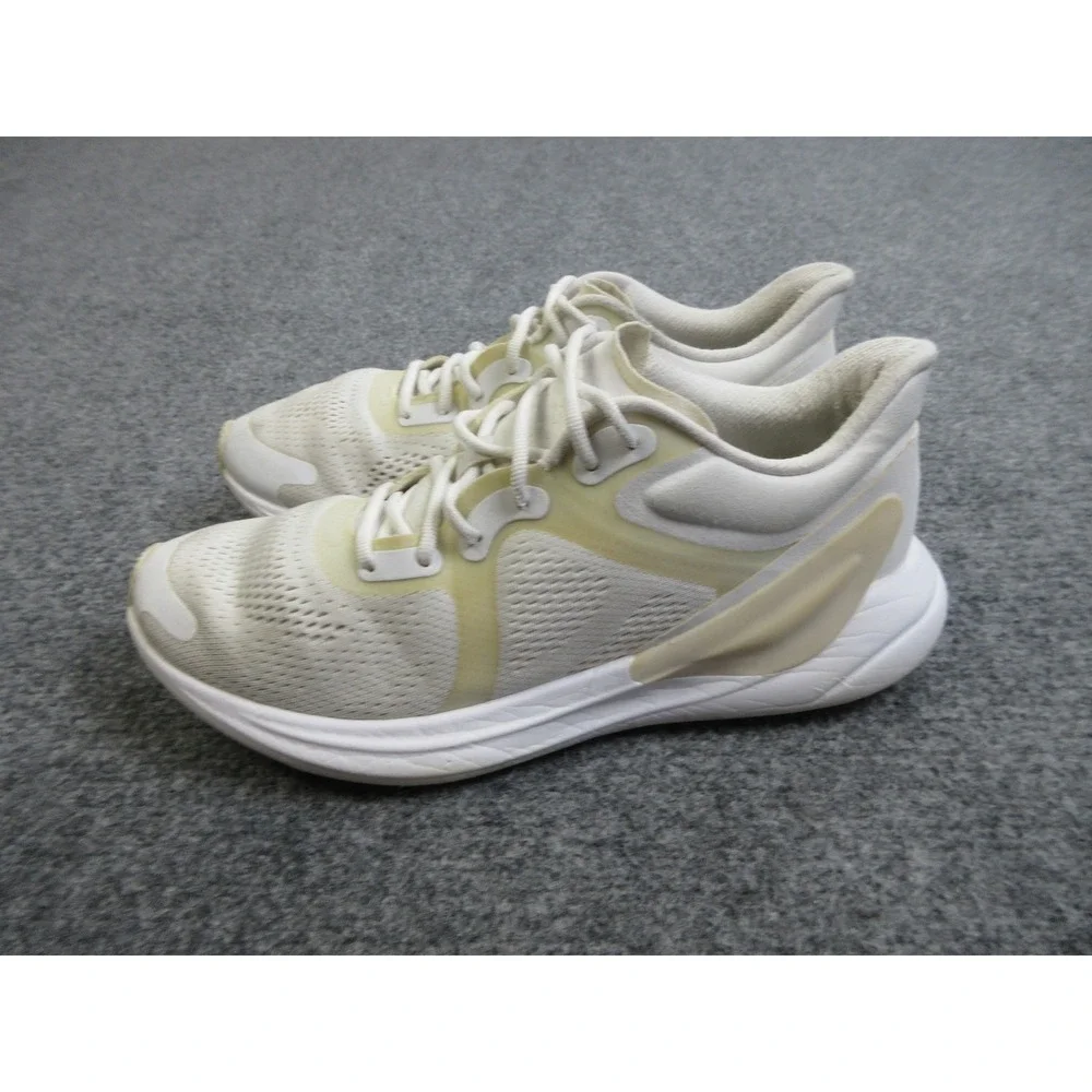 Lululemon Blissfeel Run Shoes Womens Size 8.5‎ White Mesh Lightweight Athletic